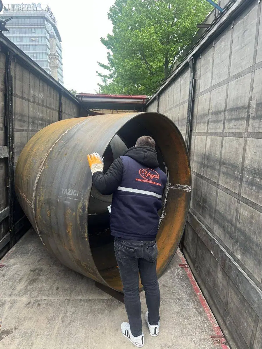 Büyük çaplı boru sevkiyat kontrolü